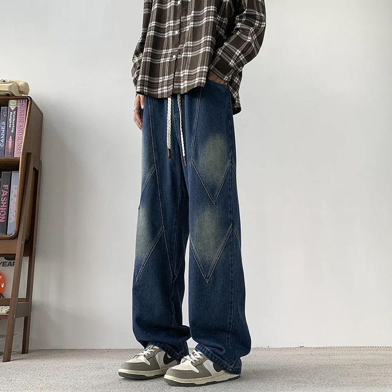 Мужские повседневные брюки для рыбалки, мужские подростковые джинсы с прямыми штанинами для мужчин, новые весенне-осенние брюки большого размера, широкие брюки
Мужские повседневные брюки для рыбалки, мужские подростковые джинсы с прямыми штанинами для мужчин, новые весенне-осенние брюки большого размера, широкие брюки