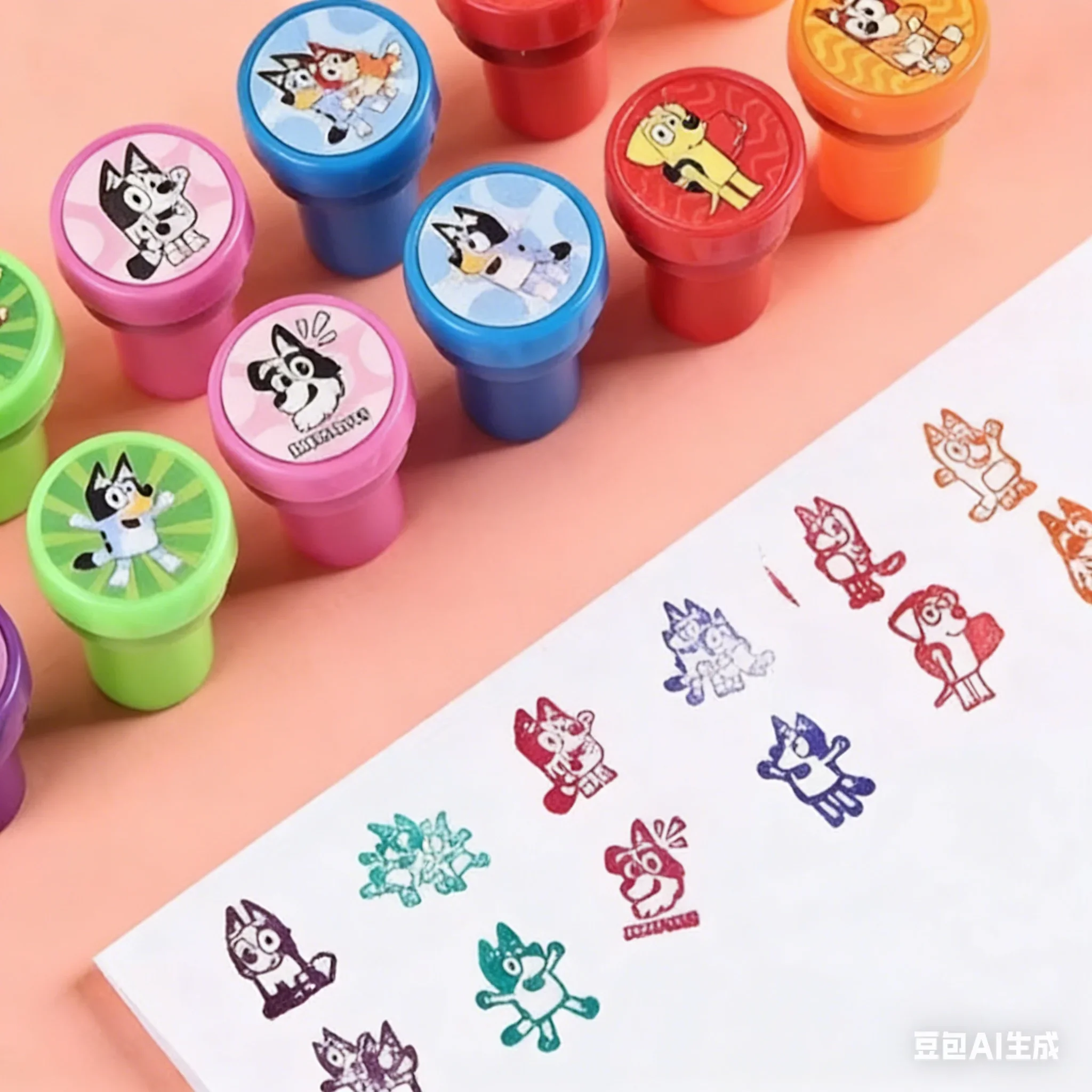 Bluey Bingo Toys Seal Lucky Socks Muffin Anime Figure Printing Colorful Cartoon Postmark Gift for Children
Bluey Bingo Toys Seal Lucky Socks Muffin Anime Figure Printing Colorful Cartoon Postmark Gift for Children
