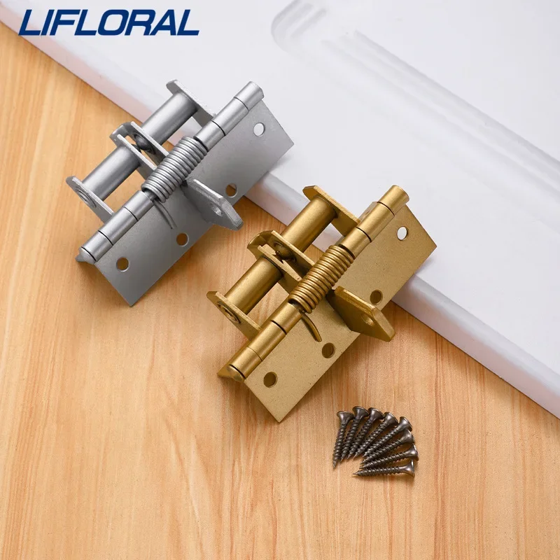 4PCS 4 Inches 90 Degree Invisible Door Spring Hinge Automatic Closing Wooden Multi-function Closer Positioning with Screws
4PCS 4 Inches 90 Degree Invisible Door Spring Hinge Automatic Closing Wooden Multi-function Closer Positioning with Screws