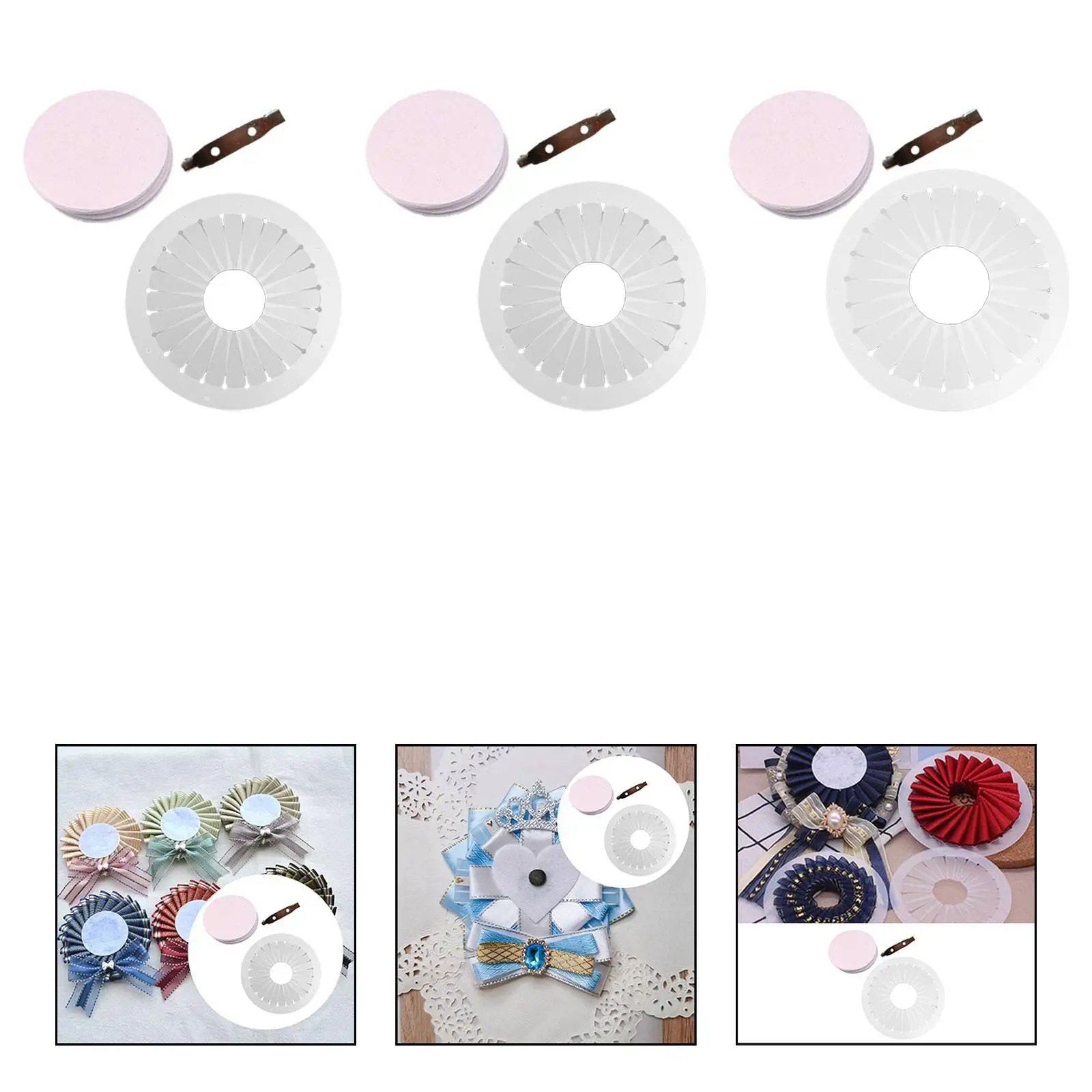 DIY Ribbon Flower Maker Non Woven Fabric Brooch Kit for Decorative Ribbons for Sewing Craft Art Project
DIY Ribbon Flower Maker Non Woven Fabric Brooch Kit for Decorative Ribbons for Sewing Craft Art Project