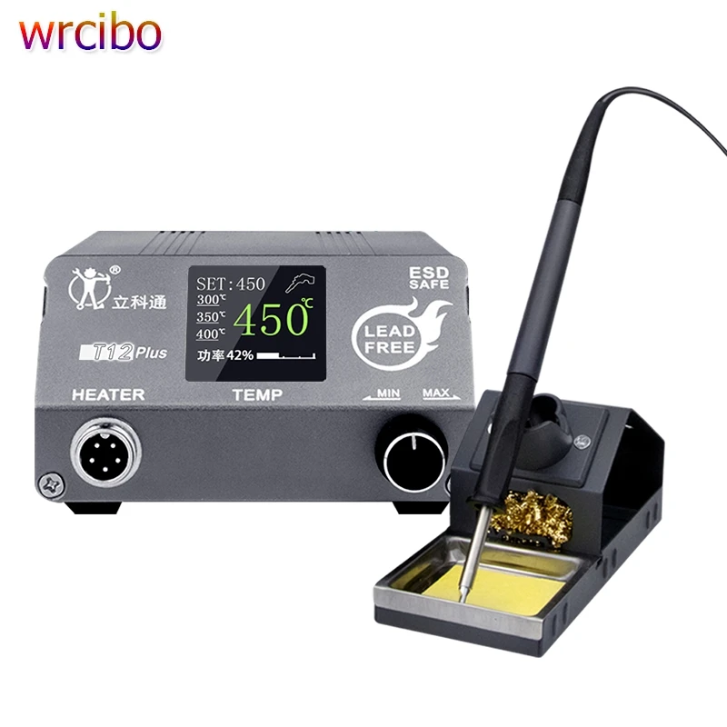 Умная паяльная станция wrfood T210/T12 Plus 2S, паяльник с быстрым нагревом и регулируемой постоянной температурой для ремонта телефонов
Умная паяльная станция wrfood T210/T12 Plus 2S, паяльник с быстрым нагревом и регулируемой постоянной температурой для ремонта телефонов
