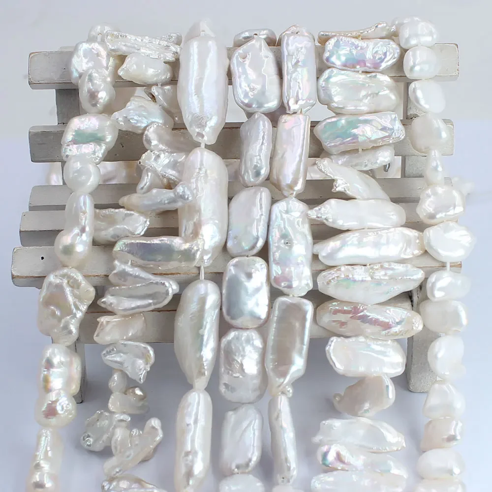 100% Natural Pearls Charms White Freshwater Baroque Pearl Spacer Beads For Jewelry Making DIY Necklace Earrings Bracelet
100% Natural Pearls Charms White Freshwater Baroque Pearl Spacer Beads For Jewelry Making DIY Necklace Earrings Bracelet