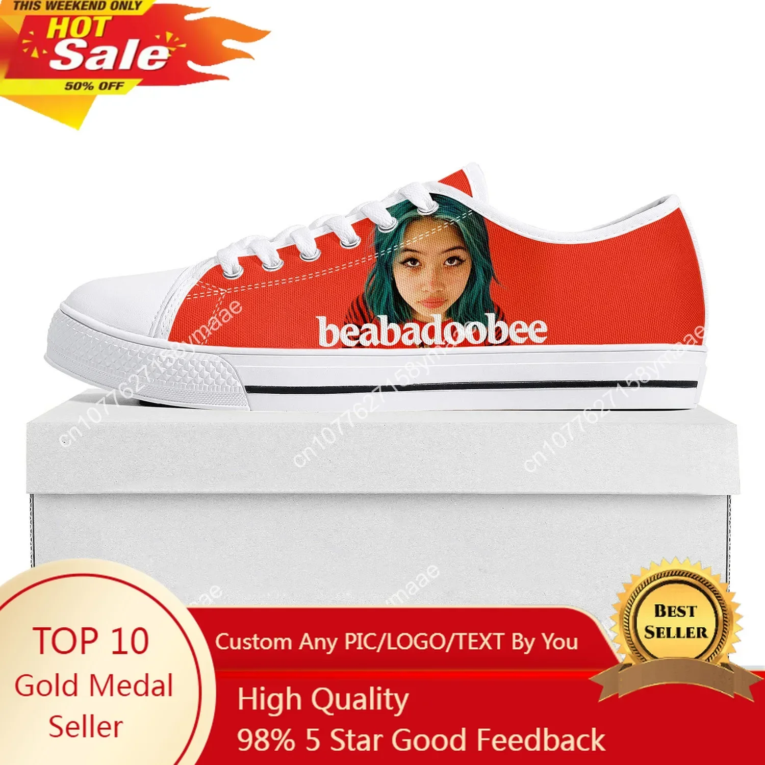 Beabadoobee Low Top Sneakers Mens Womens Teenager Canvas Sneakers Customized Flat Shoes Custom Made Sneaker Casual Couple Shoes
Beabadoobee Low Top Sneakers Mens Womens Teenager Canvas Sneakers Customized Flat Shoes Custom Made Sneaker Casual Couple Shoes