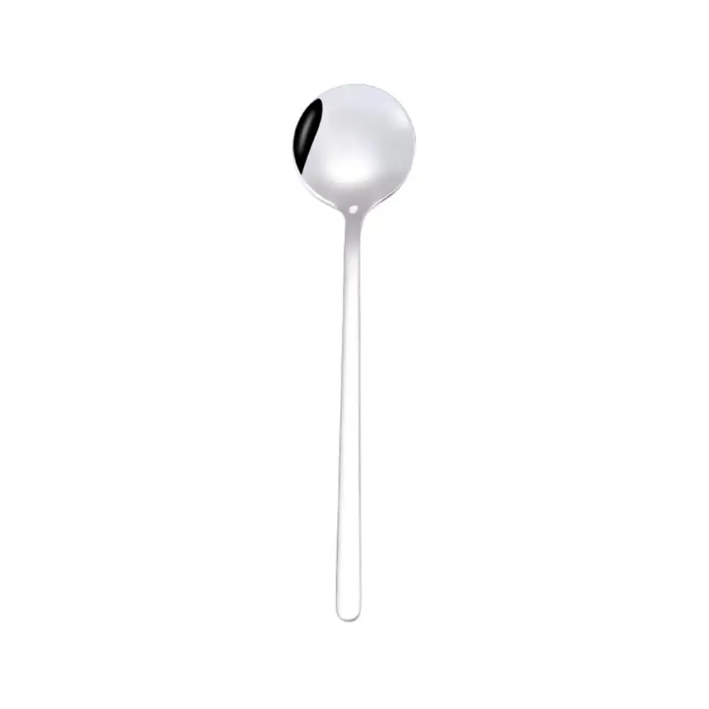Rust-resistant Spoon Colorful 304 Stainless Steel Long Handle Spoon for Dessert Soup Coffee Kitchen Utensil Set for Salad Ice
Rust-resistant Spoon Colorful 304 Stainless Steel Long Handle Spoon for Dessert Soup Coffee Kitchen Utensil Set for Salad Ice