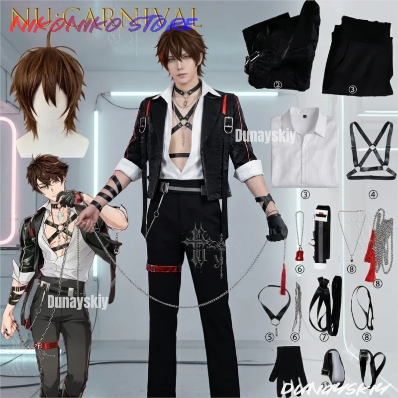 Nu Carnival Carnival Eiden Restraint To Dimensional Game Male Suit Halloween Party Couple for Woman Anime Game Role Play Uniform
Nu Carnival Carnival Eiden Restraint To Dimensional Game Male Suit Halloween Party Couple for Woman Anime Game Role Play Uniform