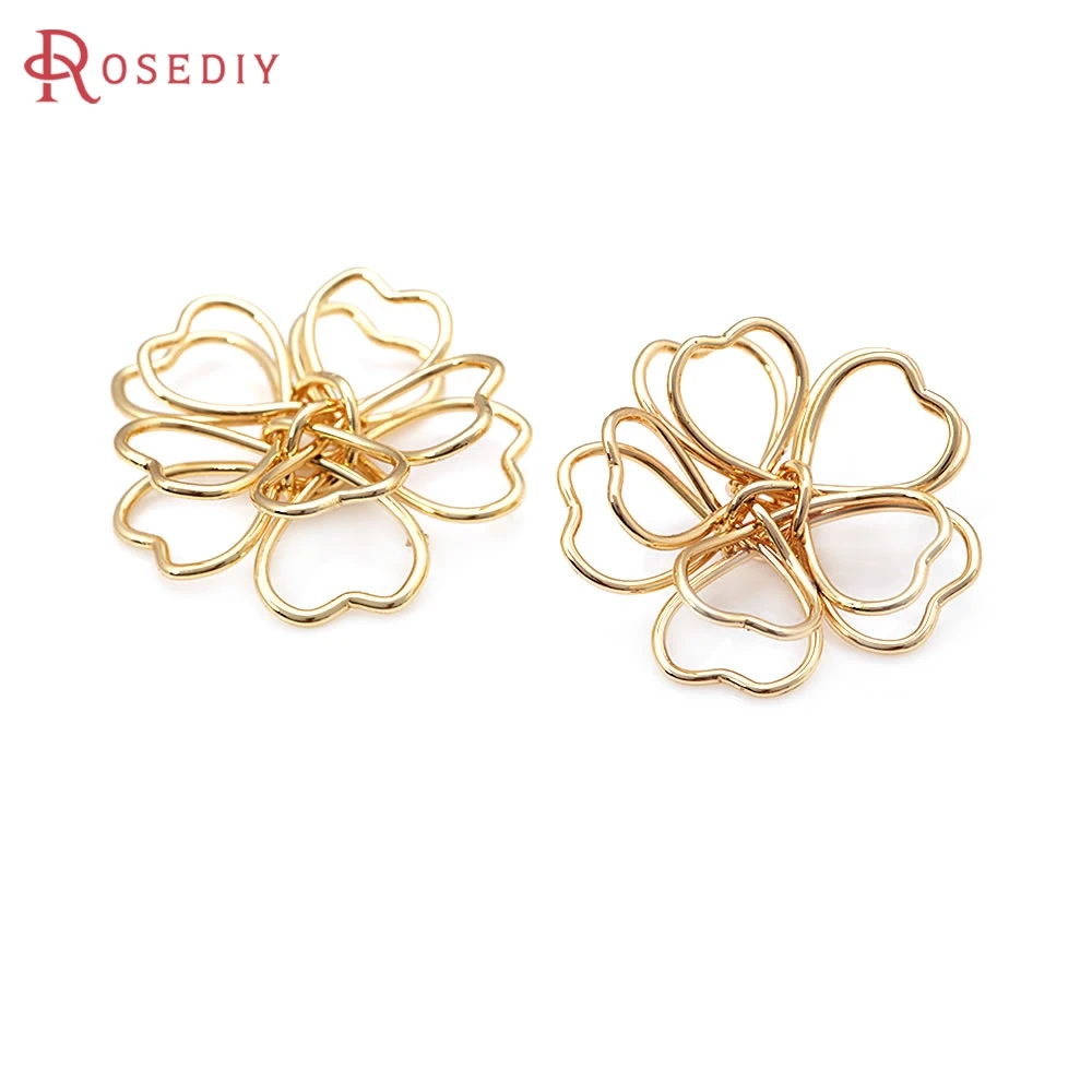18K Gold Color Brass 3D Wire Flower Charms Pendants High Quality Jewelry Making Necklace Earrings Diy Accessories
18K Gold Color Brass 3D Wire Flower Charms Pendants High Quality Jewelry Making Necklace Earrings Diy Accessories