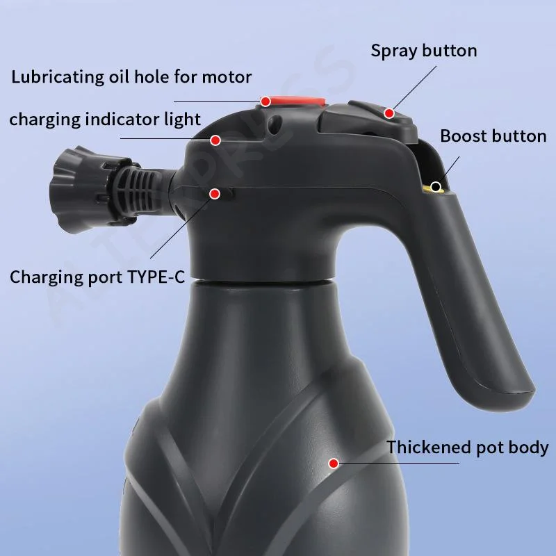 New New 2L Electric Powerful Foam Sprayer Rechargeable Car Wash Cordless Foaming Spray Car Washer Gardening Watering Can Tools
New New 2L Electric Powerful Foam Sprayer Rechargeable Car Wash Cordless Foaming Spray Car Washer Gardening Watering Can Tools