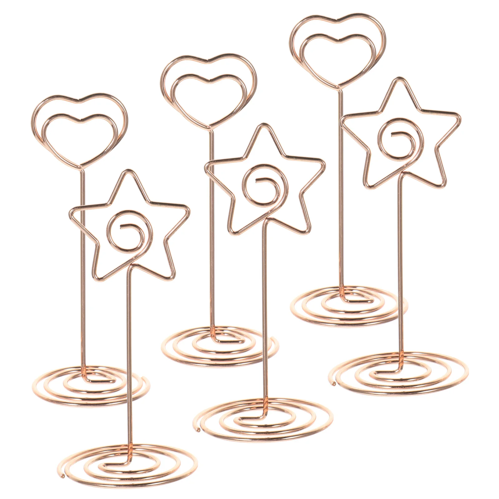 6pcs Love Shaped Card Holder Golden Desktop Memo Clips Photo Display Stands Wedding Table Number Holders 85mm Cute Spiral Base
6pcs Love Shaped Card Holder Golden Desktop Memo Clips Photo Display Stands Wedding Table Number Holders 85mm Cute Spiral Base