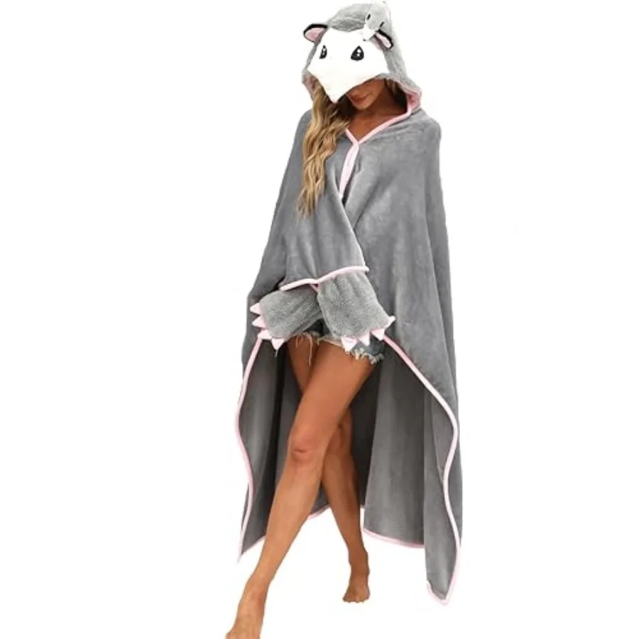 Wearable Hooded Blanket for Adults, Warm Cozy Oversized Plush Flannel Blanket Hoodie Gifts for Women Men
Wearable Hooded Blanket for Adults, Warm Cozy Oversized Plush Flannel Blanket Hoodie Gifts for Women Men