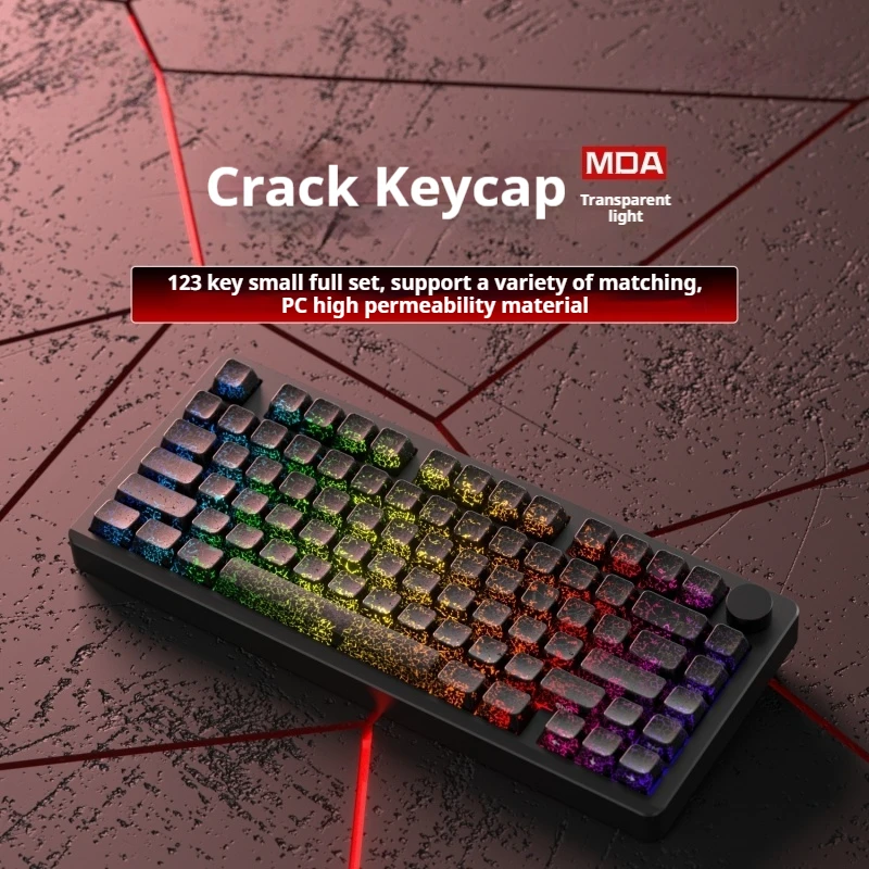 Leobog Keycaps Suitable For Mda Height Mechanical Keyboard 3d Crack Light-Transmitting Game Collection Gift Cross Axis Keycap
Leobog Keycaps Suitable For Mda Height Mechanical Keyboard 3d Crack Light-Transmitting Game Collection Gift Cross Axis Keycap