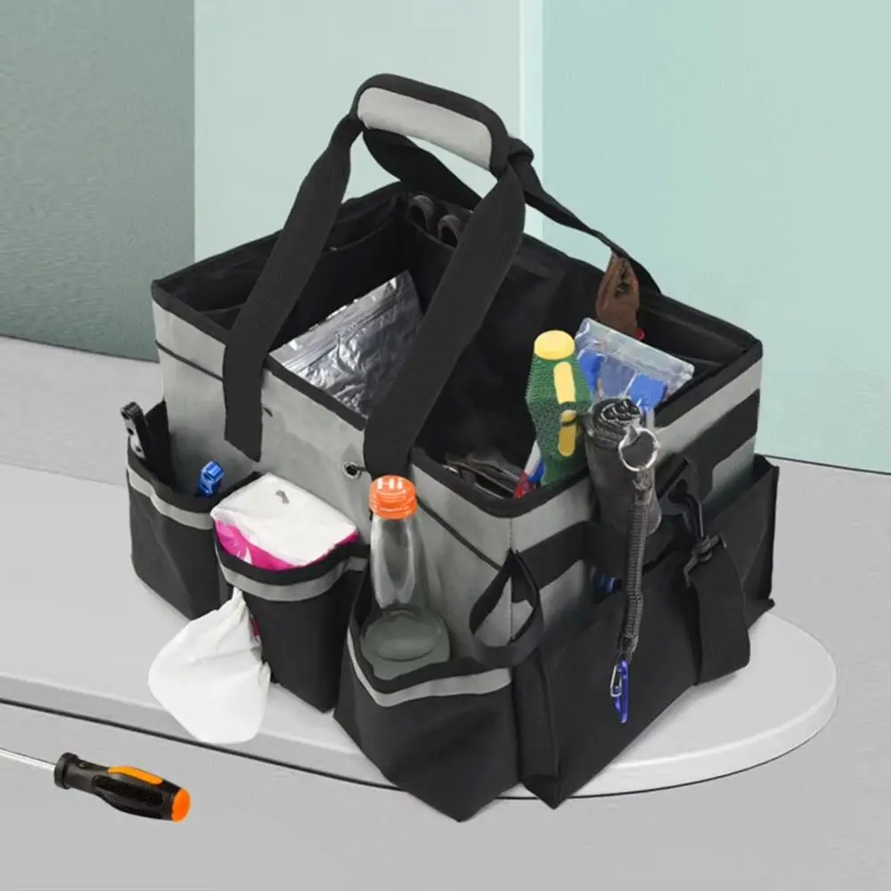 Adjustable Shoulder Straps Cleaning Tools Storage Bag Oxford Fabric Wear-Resistant Tool Bags for Electricians Wide Mouth
Adjustable Shoulder Straps Cleaning Tools Storage Bag Oxford Fabric Wear-Resistant Tool Bags for Electricians Wide Mouth