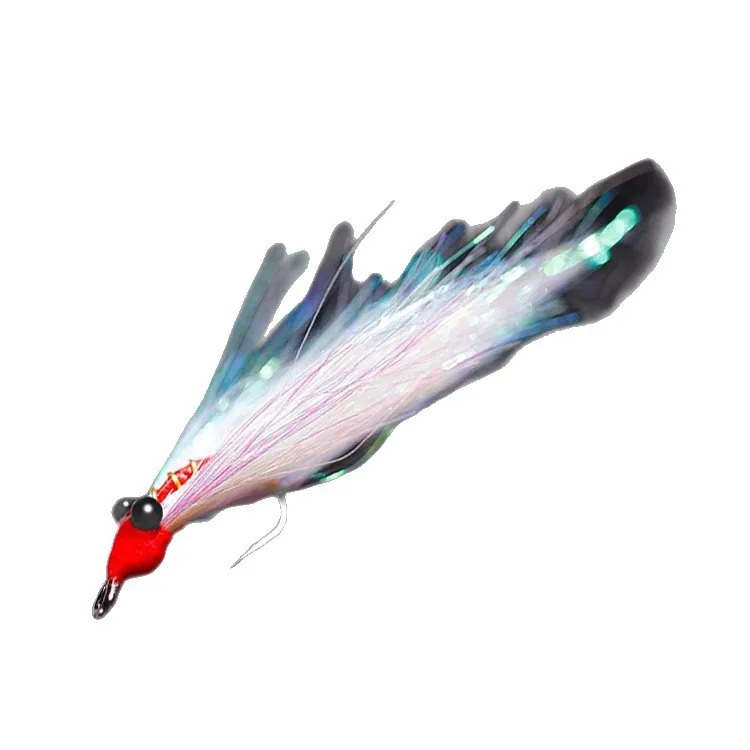5Pcs Green Bill Charlie Feather Hooks Ice Silk Shrimp Fly Fishing Lures Fake Bait Kit for Freshwater & Saltwater 5 Boxes
5Pcs Green Bill Charlie Feather Hooks Ice Silk Shrimp Fly Fishing Lures Fake Bait Kit for Freshwater & Saltwater 5 Boxes