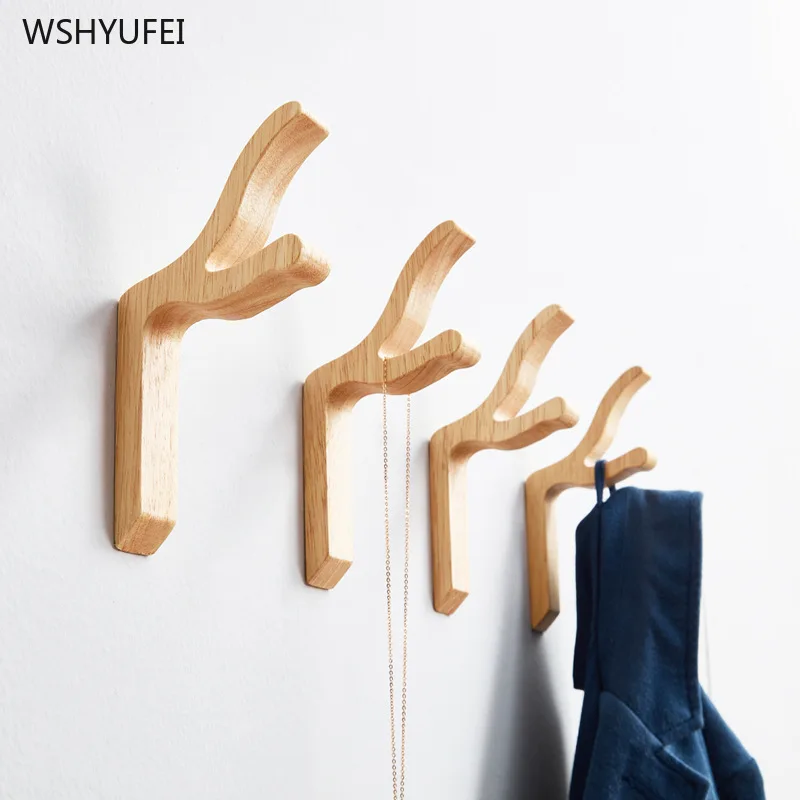 Creative Solid Wood Home Decor Hook Up Door Living Room Bedroom Deoration Accessories Wall-mounted Hangers Punch-free Wall Hook
Creative Solid Wood Home Decor Hook Up Door Living Room Bedroom Deoration Accessories Wall-mounted Hangers Punch-free Wall Hook