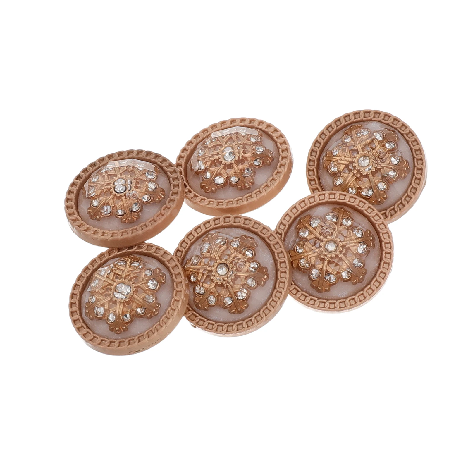 6 Pcs Gold Sewing Buttons for Women Coats Fashion Round Crafts Alloy Jacket Decorative Durable Metal Rhinestones Enamel Details
6 Pcs Gold Sewing Buttons for Women Coats Fashion Round Crafts Alloy Jacket Decorative Durable Metal Rhinestones Enamel Details