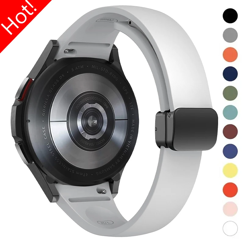 Ремешок силиконовый для Samsung Galaxy Watch 6 4 Classic, тонкий магнитный браслет для часов 5 Pro, 45 мм, 43 мм, 47 мм, 42 мм, 46 мм, 6, 5, 4, 44 мм, 40 мм
Ремешок силиконовый для Samsung Galaxy Watch 6 4 Classic, тонкий магнитный браслет для часов 5 Pro, 45 мм, 43 мм, 47 мм, 42 мм, 46 мм, 6, 5, 4, 44 мм, 40 мм