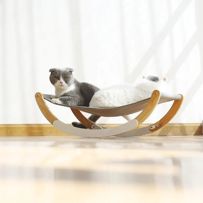 Cat bed cradle cat hammock solid wood cat nest breathable four-season universal balcony swing cradle chair
Cat bed cradle cat hammock solid wood cat nest breathable four-season universal balcony swing cradle chair