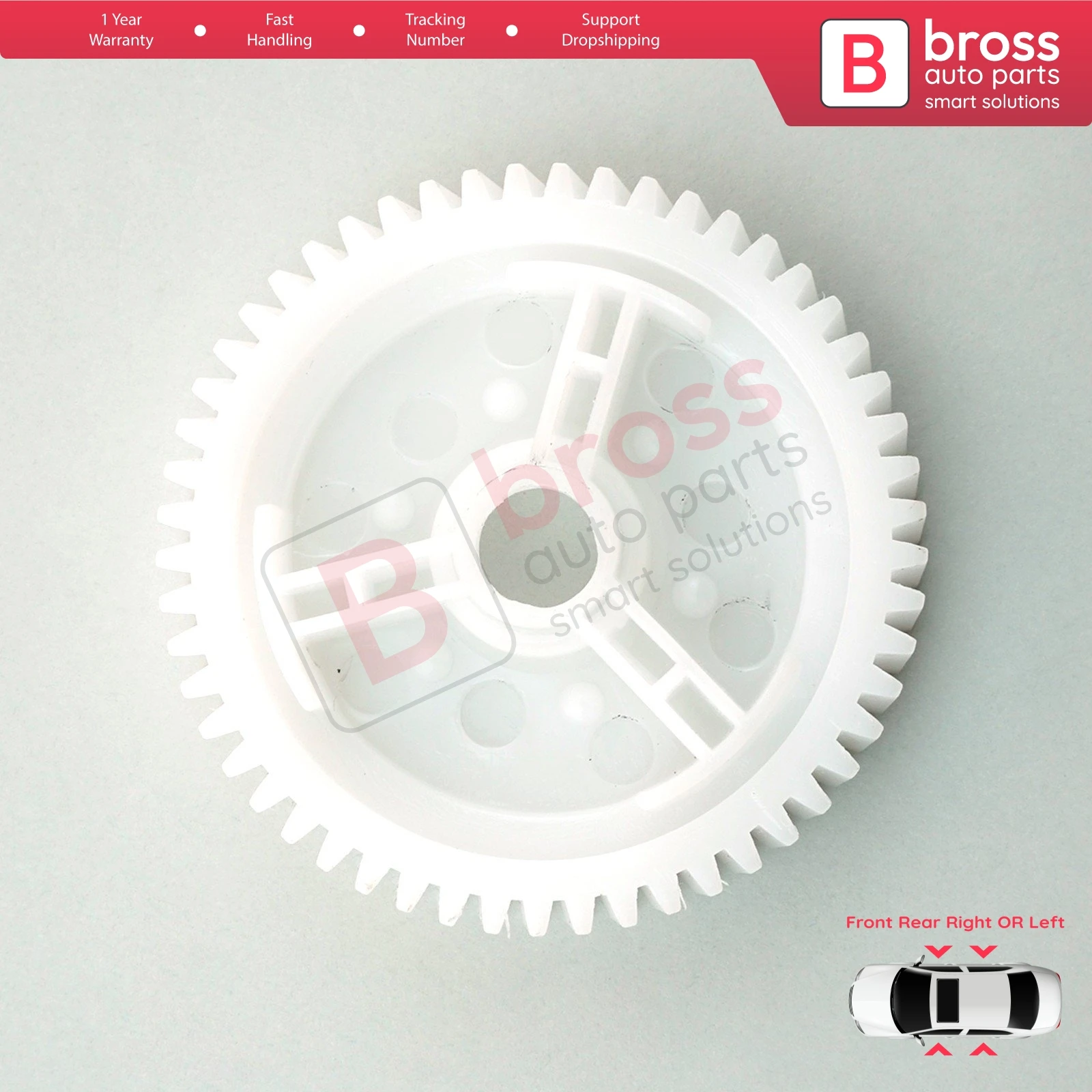 Электрический стеклоподъемник Bross BWR1043, передний, задний, левый, правый, все двигатели, Шестерня двигателя G22C5958X для Mazda 3, 5, 6 CX-7
Электрический стеклоподъемник Bross BWR1043, передний, задний, левый, правый, все двигатели, Шестерня двигателя G22C5958X для Mazda 3, 5, 6 CX-7