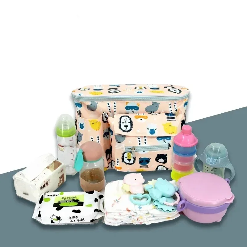 Multi-functional Pendant Baby Stroller Hanging Bag Nylon Portable Kids Bottle Tissue Large Capacity Storage Bag Cartoon Animal
Multi-functional Pendant Baby Stroller Hanging Bag Nylon Portable Kids Bottle Tissue Large Capacity Storage Bag Cartoon Animal