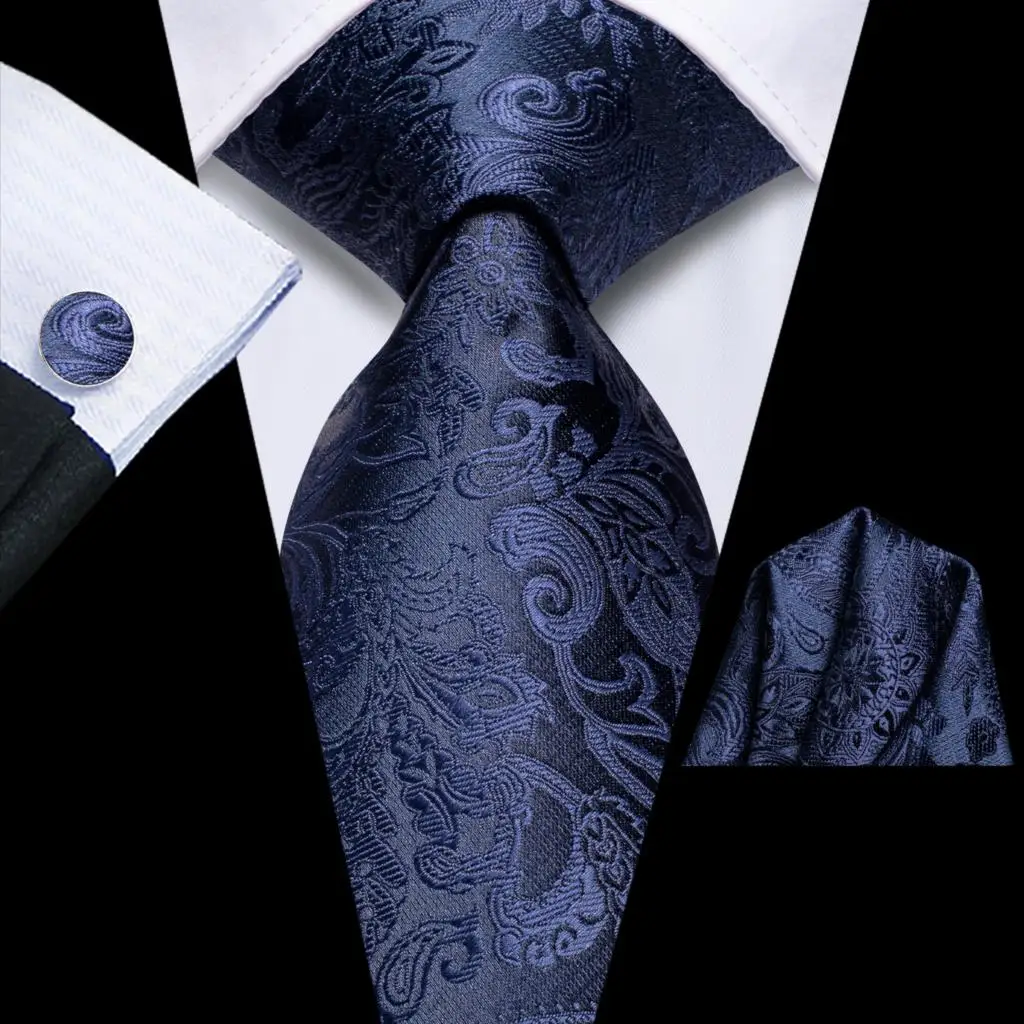 Hi-Tie Designer Gift Tie for Men 2023 New Navy Blue Paisley Fashion Brand Wedding Party Necktie Handky Cufflinks Wholesale
Hi-Tie Designer Gift Tie for Men 2023 New Navy Blue Paisley Fashion Brand Wedding Party Necktie Handky Cufflinks Wholesale