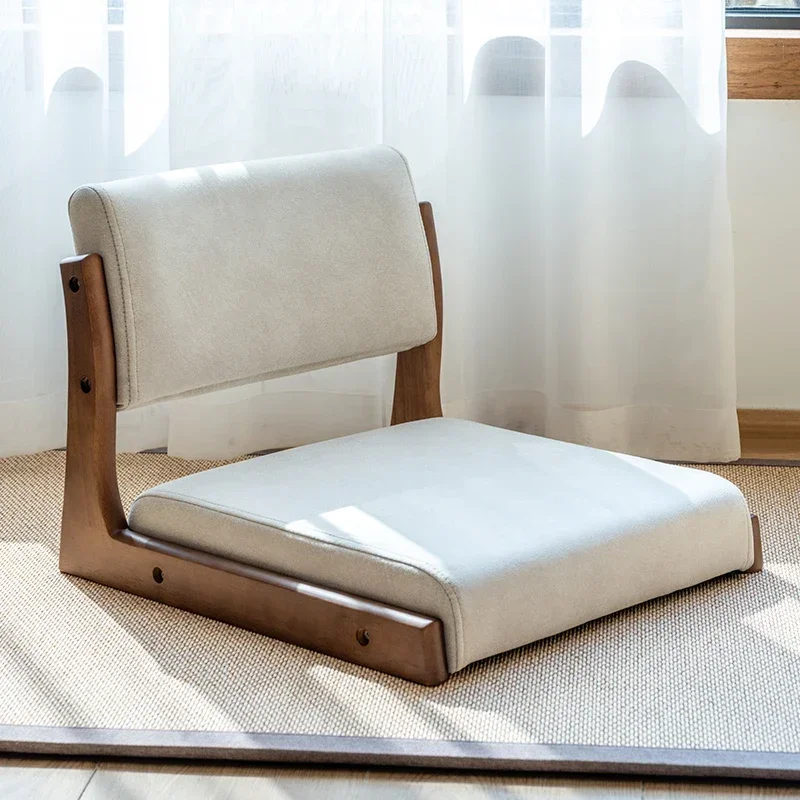 Damedai Solid Wood Tatami Chair With Back&Seat Cushion Floor Seating Japanese Zaisu Legless Chair For Bay Window
Damedai Solid Wood Tatami Chair With Back&Seat Cushion Floor Seating Japanese Zaisu Legless Chair For Bay Window