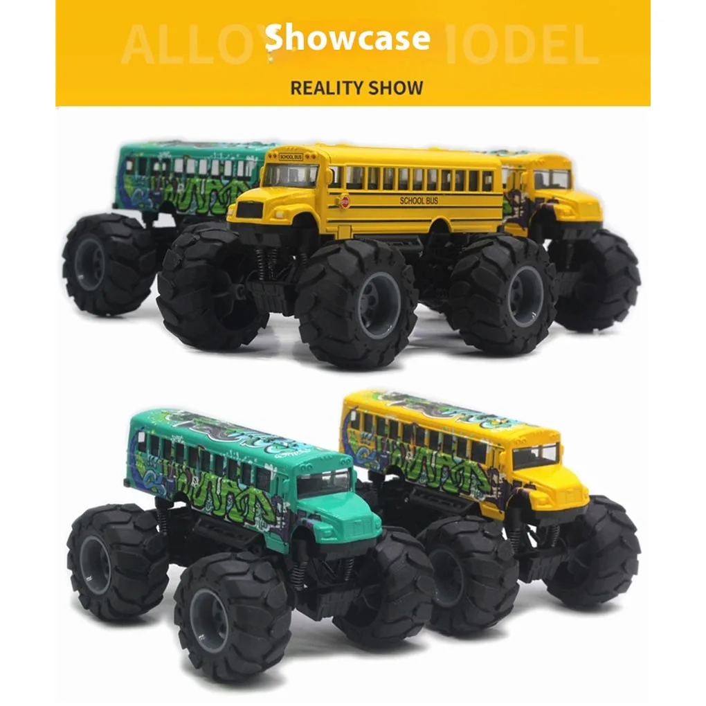Monster Truck Alloy Big Wheels Bus Play Vehicle Автобус Автомобиль 4-колесный возврат Модель мальчика Игрушечный школьный автобус Monster для подарка на день рождения
Monster Truck Alloy Big Wheels Bus Play Vehicle Автобус Автомобиль 4-колесный возврат Модель мальчика Игрушечный школьный автобус Monster для подарка на день рождения