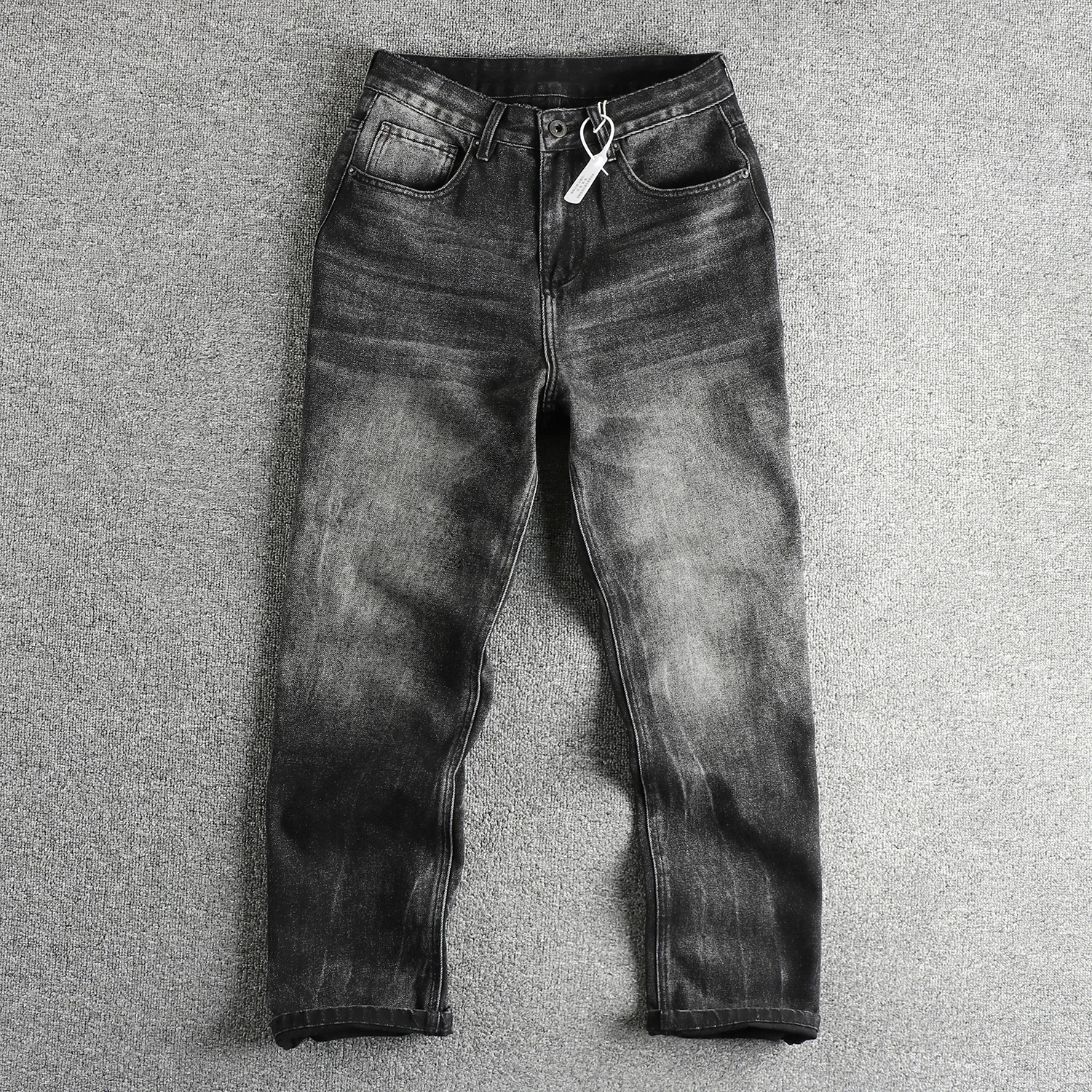 Retro Washed Black Grey American Style Jeans Men Loose Straight Fashionable Youth Long Trousers Comfortable Classic Fit Denim
Retro Washed Black Grey American Style Jeans Men Loose Straight Fashionable Youth Long Trousers Comfortable Classic Fit Denim