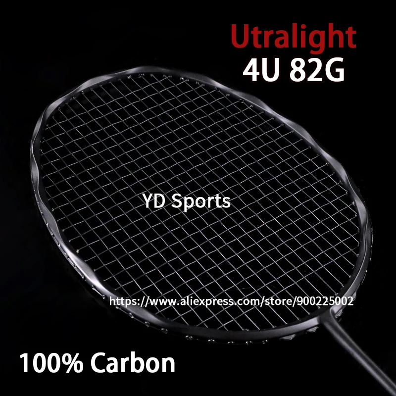 Ultralight 4U 84-85G Full Carbon Fiber Badminton Rackets With String High Tension 22-30LBS Professional Training Racquet
Ultralight 4U 84-85G Full Carbon Fiber Badminton Rackets With String High Tension 22-30LBS Professional Training Racquet