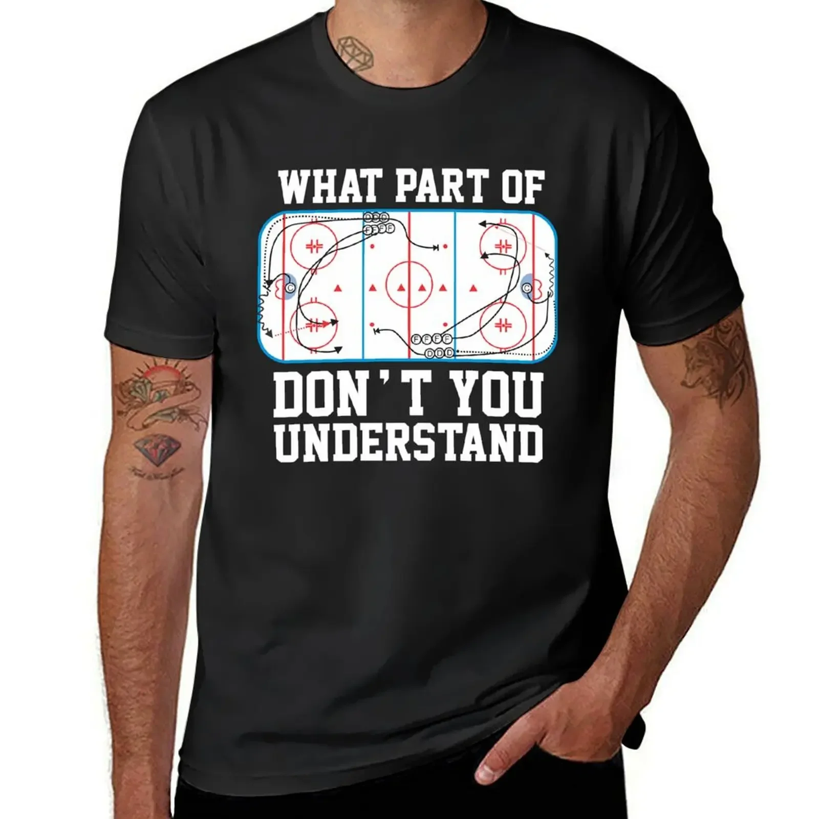 Funny Ice Hockey Tactics T-Shirt plain quick drying tees graphic t shirts clothing for men
Funny Ice Hockey Tactics T-Shirt plain quick drying tees graphic t shirts clothing for men