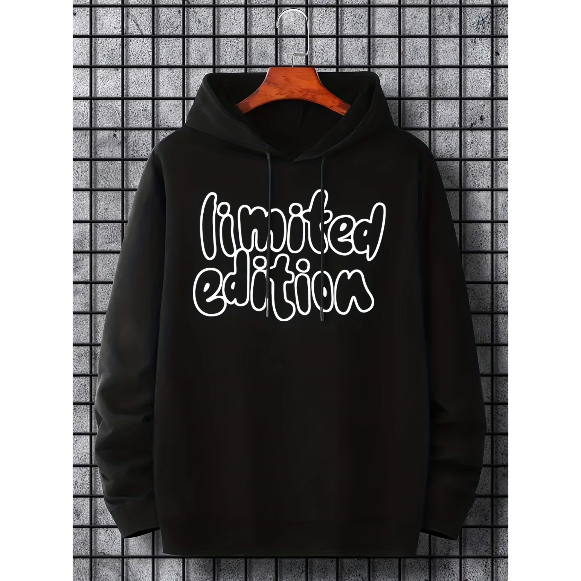 Limited Edition Hoodie Black Sweatshirt Casual Pullover Unisex Streetwear Hoodie for Men Women Autumn Winter Fashion Tops
Limited Edition Hoodie Black Sweatshirt Casual Pullover Unisex Streetwear Hoodie for Men Women Autumn Winter Fashion Tops
