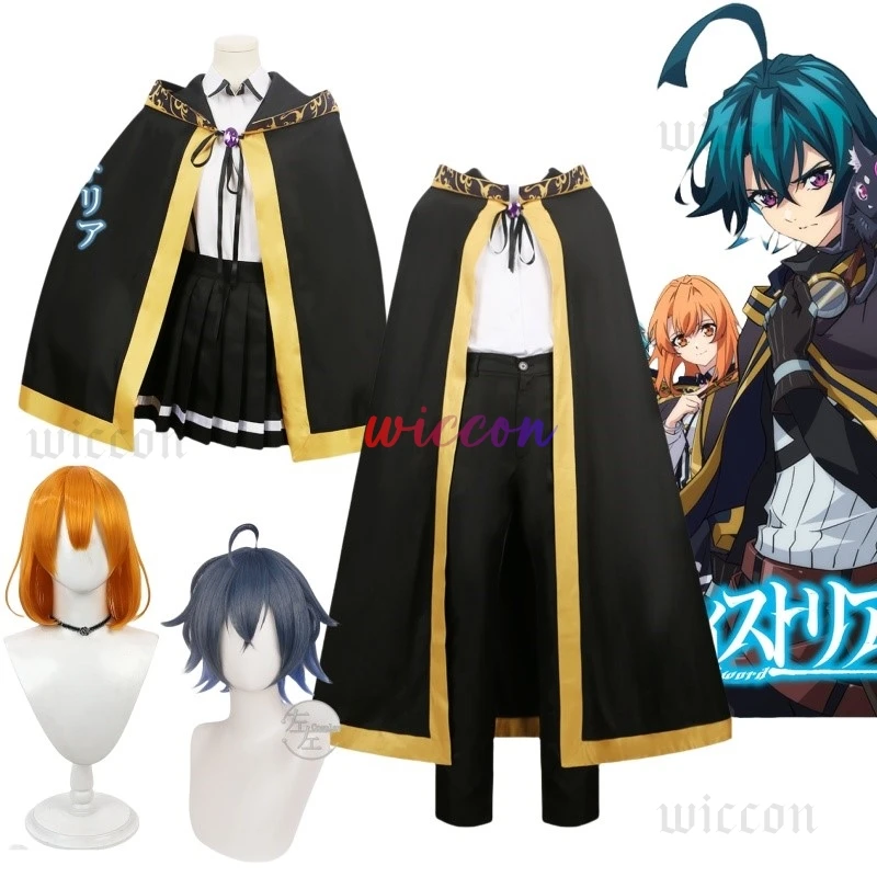 Wiru Seruforuto Koretto Rowaaru Cosplay Anime Wistoria: Wand and Sword Cos Costume Black Clock Suit Holloween Party Roleplay Set
Wiru Seruforuto Koretto Rowaaru Cosplay Anime Wistoria: Wand and Sword Cos Costume Black Clock Suit Holloween Party Roleplay Set