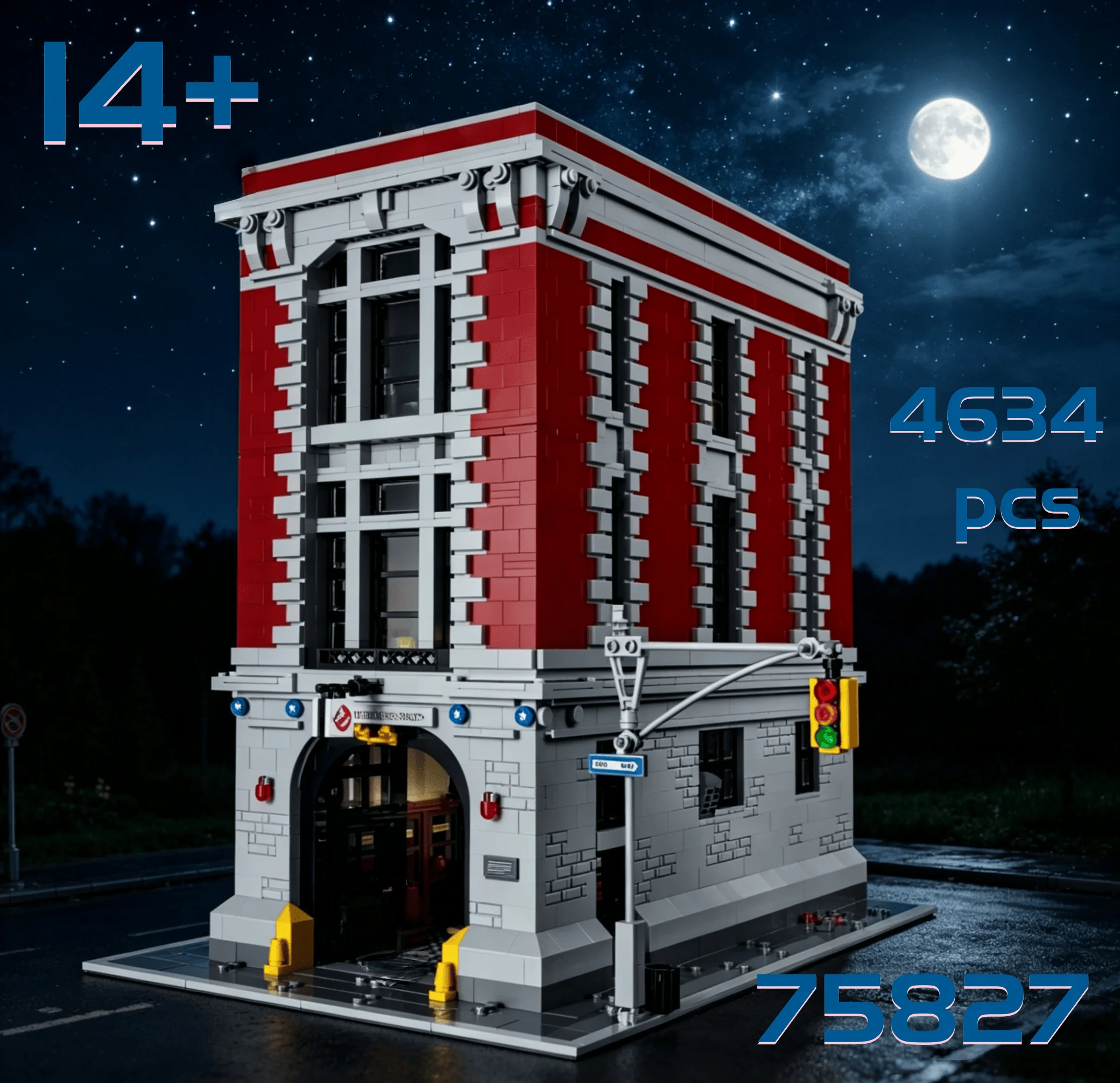 Ghostbusters Firehouse Headquarters 4634PCS Building Blocks Bricks With Figures Kit 75827 Creative Toys Christmas Birthday Gift
Ghostbusters Firehouse Headquarters 4634PCS Building Blocks Bricks With Figures Kit 75827 Creative Toys Christmas Birthday Gift