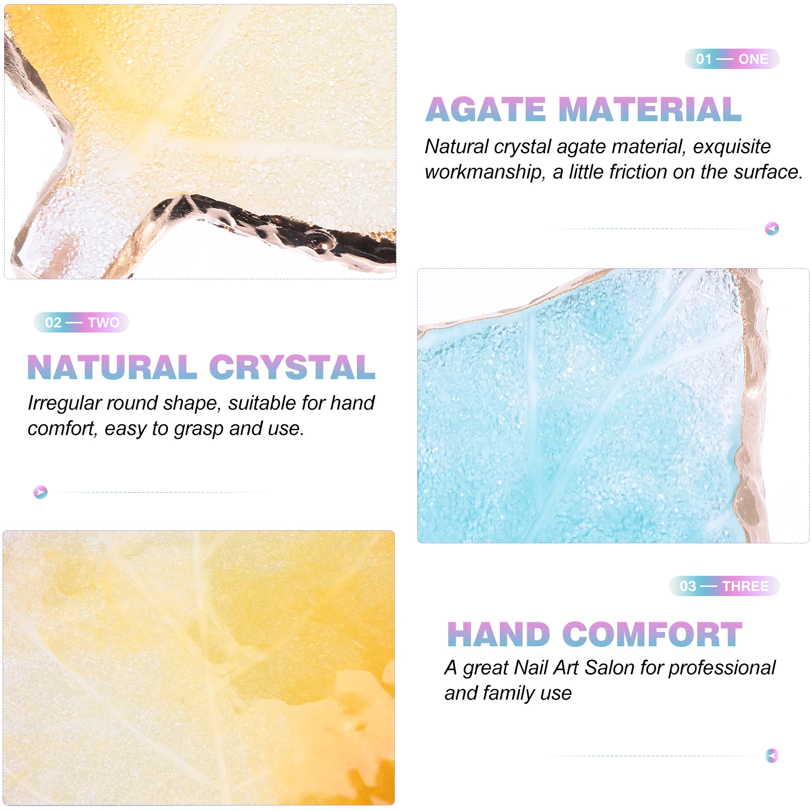 3pcs Resin Agate Nail Art Slices Manicure Pallet DIY Color Plate Nail Art Mixing Tray Makeup Manicure Pallet Area 
3pcs Resin Agate Nail Art Slices Manicure Pallet DIY Color Plate Nail Art Mixing Tray Makeup Manicure Pallet Area