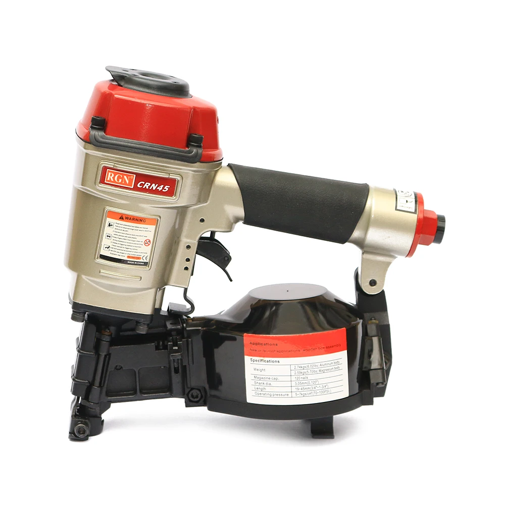Adjustable Depth Control 45MM Roofing Coil Nailer CRN45A Pneumatic Nailer
Adjustable Depth Control 45MM Roofing Coil Nailer CRN45A Pneumatic Nailer