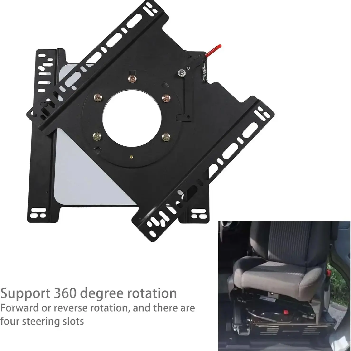 HWHONGRV 360° Rotating Universal Seat Base - For Sprinter, Promaster, VW T5/T6, FJ Cruiser, Steel Structure, Fast Local Delivery
HWHONGRV 360° Rotating Universal Seat Base - For Sprinter, Promaster, VW T5/T6, FJ Cruiser, Steel Structure, Fast Local Delivery