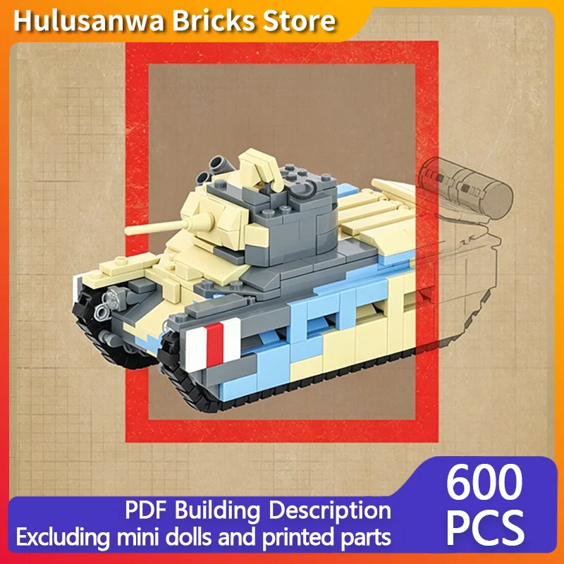 A12 Military Tanks Model MOC Building Bricks War Equipment Modular Technology Gifts Holiday Assemble Children Toys Suit
A12 Military Tanks Model MOC Building Bricks War Equipment Modular Technology Gifts Holiday Assemble Children Toys Suit