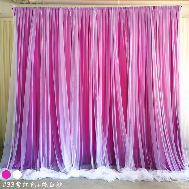 Double Layers Ice Silk Backdrop Curtain Wedding Stage Background Photo Booth For Event Party Backdrop Drapes Wall Decoration
Double Layers Ice Silk Backdrop Curtain Wedding Stage Background Photo Booth For Event Party Backdrop Drapes Wall Decoration