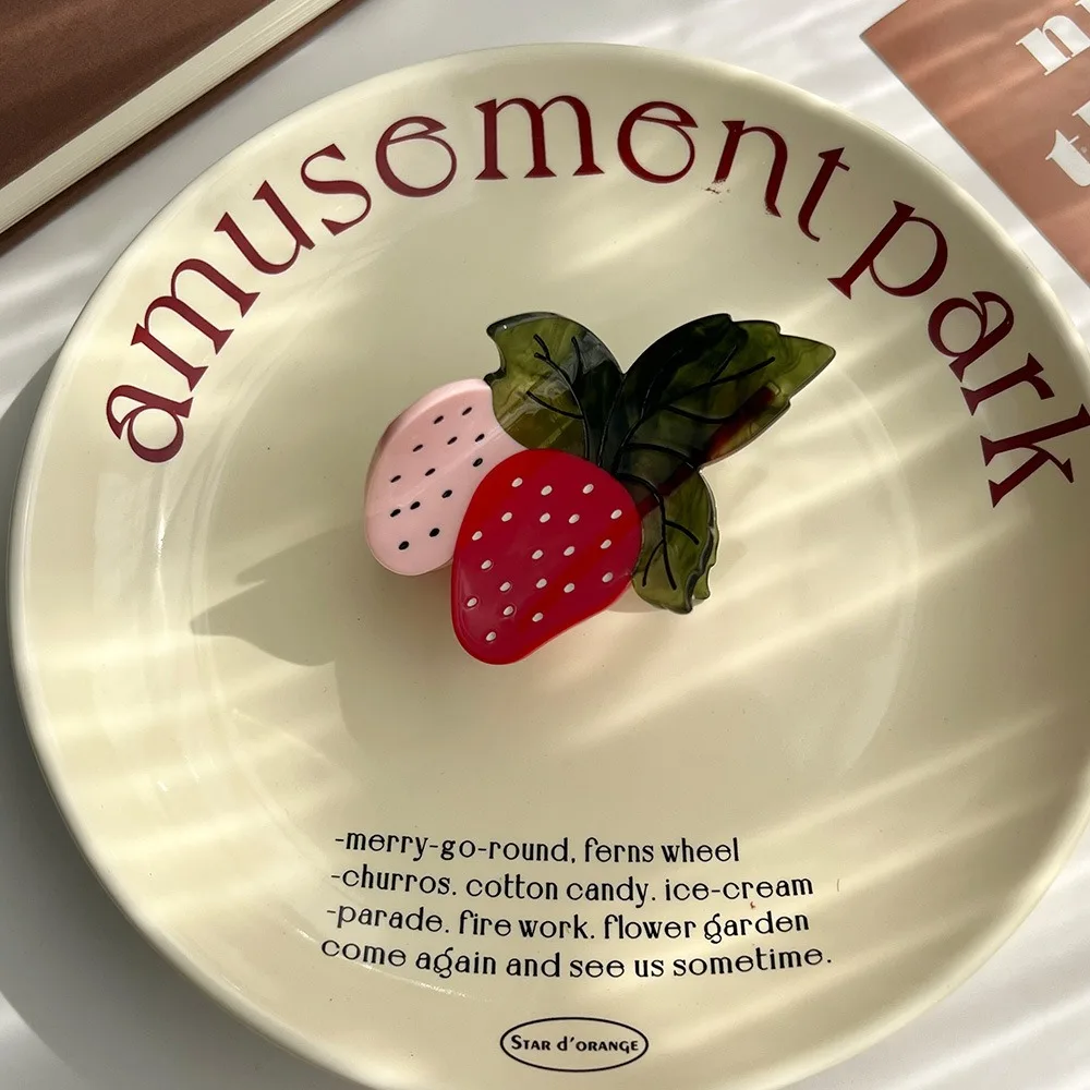 Заколка для волос из ацетата сладкой клубники, заколка для волос, нежные заколки для волос, заколка для когтей из ацетата фруктов, милый хвост, заколка в виде акулы, аксессуары для волос
Заколка для волос из ацетата сладкой клубники, заколка для волос, нежные заколки для волос, заколка для когтей из ацетата фруктов, милый хвост, заколка в виде акулы, аксессуары для волос