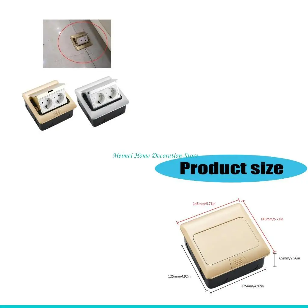 H7BF Flat Floor Concealed Electrical Socket 2 Way Floor Socket Electrical Switches For Home Office Table Easy to Install
H7BF Flat Floor Concealed Electrical Socket 2 Way Floor Socket Electrical Switches For Home Office Table Easy to Install