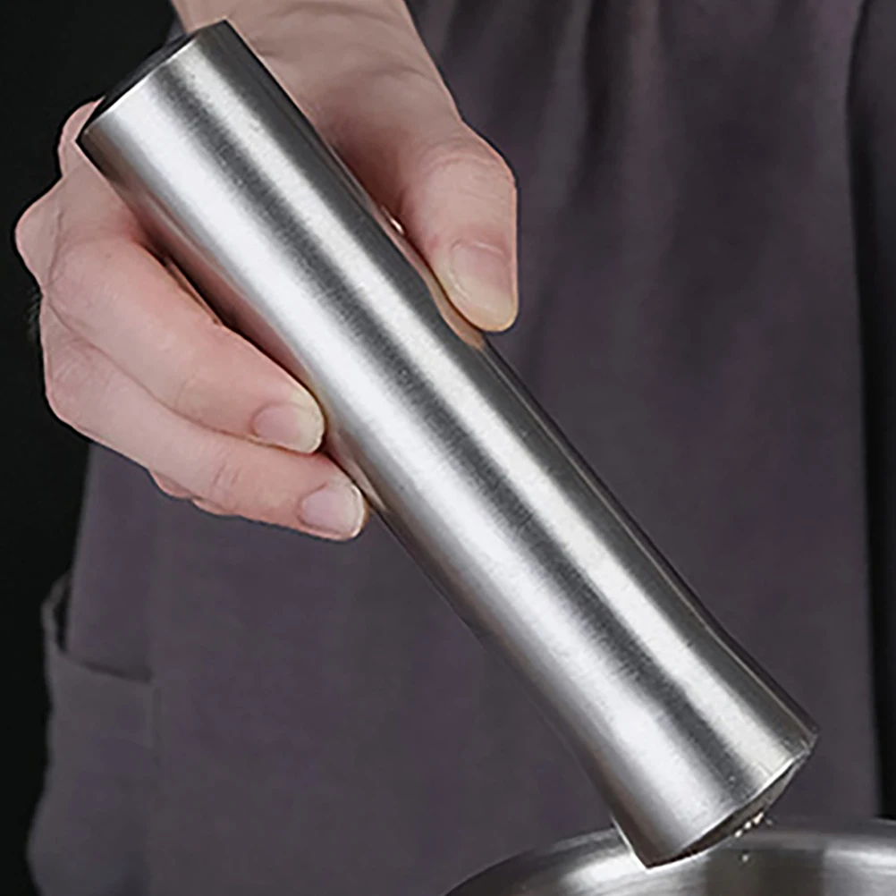 Stainless Steel Garlic Press 304 Material Kitchen Tool Pestle Mortar H Grinder Easy Use Portable Design
Stainless Steel Garlic Press 304 Material Kitchen Tool Pestle Mortar H Grinder Easy Use Portable Design