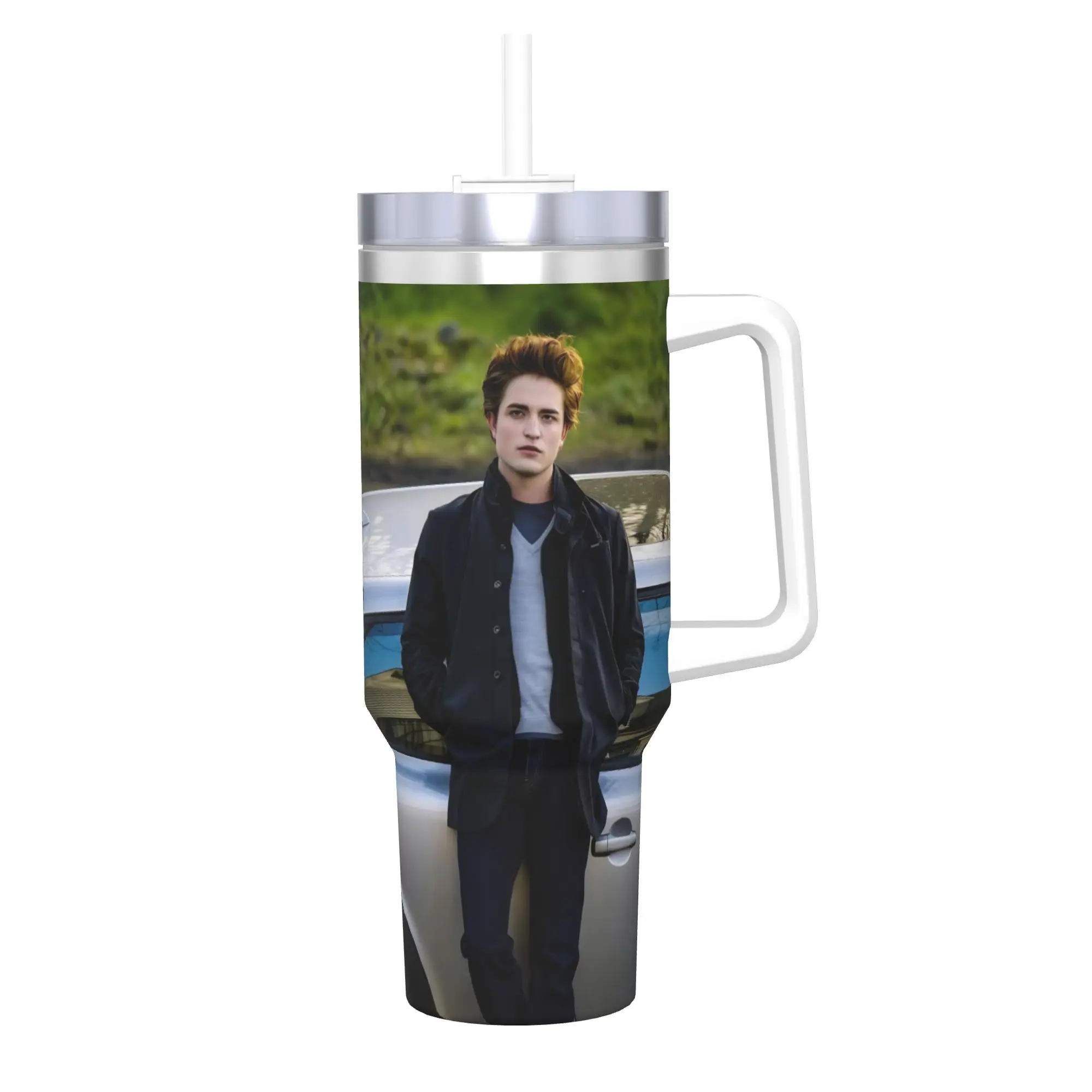 Edwards Cullen Insulated Tumbler with Straws Lid Stainless Steel Coffee Mugs Outdoor Travel Bottle Cup 40oz
Edwards Cullen Insulated Tumbler with Straws Lid Stainless Steel Coffee Mugs Outdoor Travel Bottle Cup 40oz