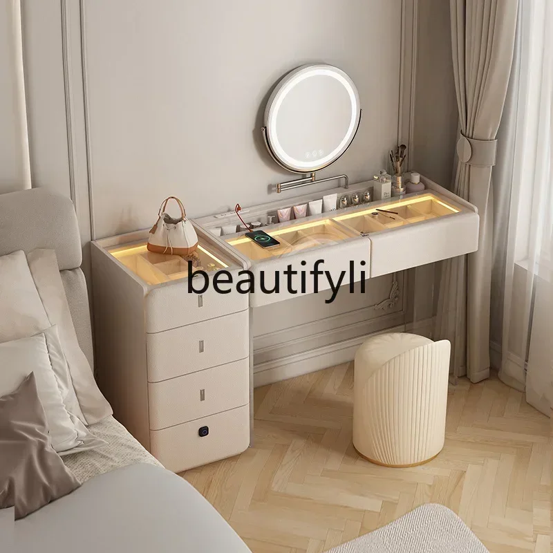 ss D French princess cloakroom dresser integrated plus chest high-end atmospheric bedside storage cabinet
ss D French princess cloakroom dresser integrated plus chest high-end atmospheric bedside storage cabinet