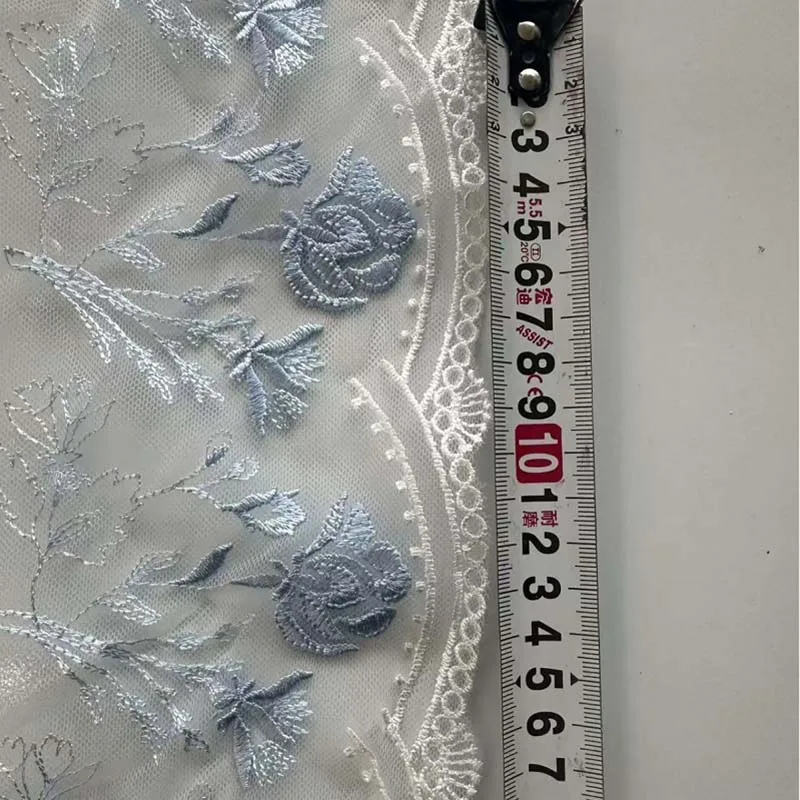 20Yards Light Blue Flowers Fashion Laces Fabric High Quality Fancy Flower Embroidery Lace Trim for Evening Couture Dress Sewing
20Yards Light Blue Flowers Fashion Laces Fabric High Quality Fancy Flower Embroidery Lace Trim for Evening Couture Dress Sewing