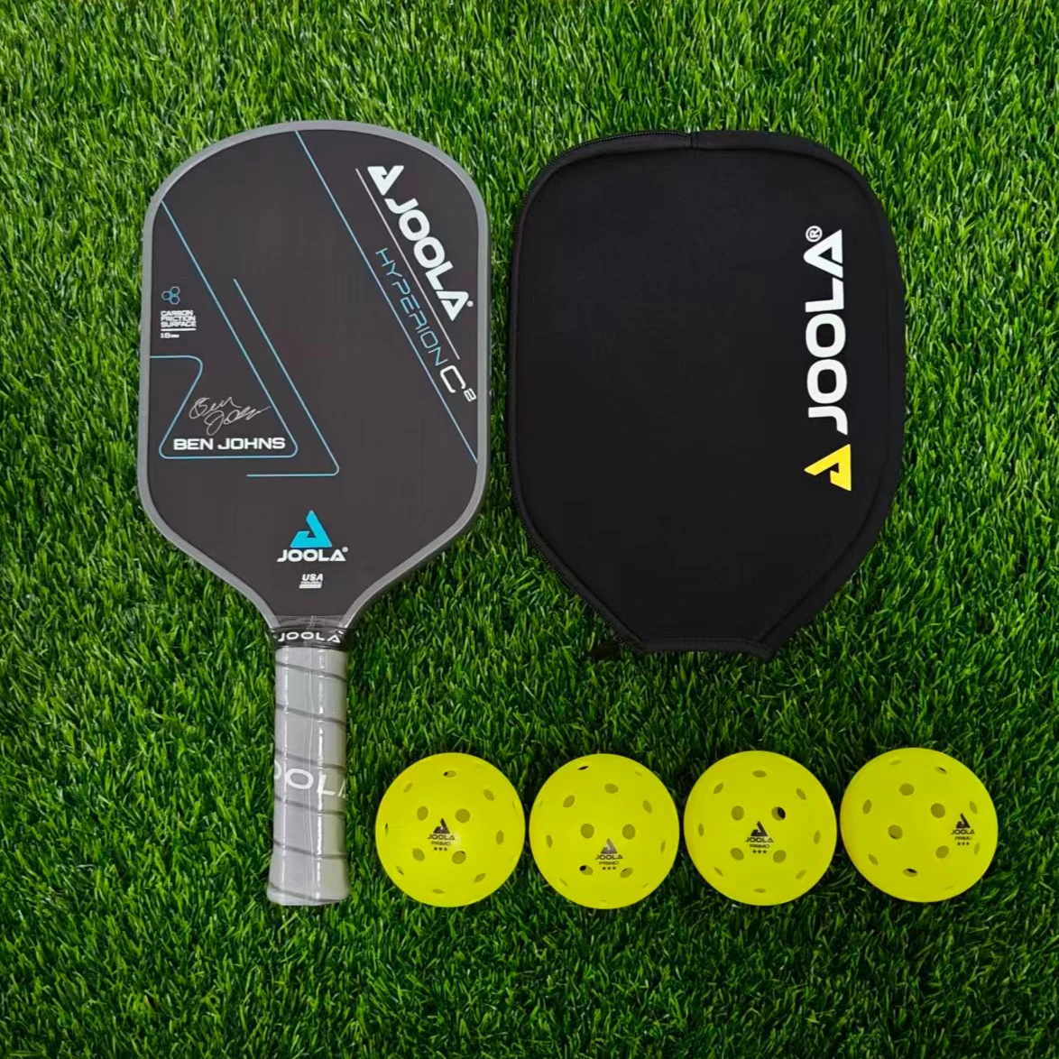 JOOLA Pickleball Paddles Perseus and Balls Set 16mm Carbon Fiber Surface Well Balanced W/Pop & Control UPA-A and USAP Approved
JOOLA Pickleball Paddles Perseus and Balls Set 16mm Carbon Fiber Surface Well Balanced W/Pop & Control UPA-A and USAP Approved