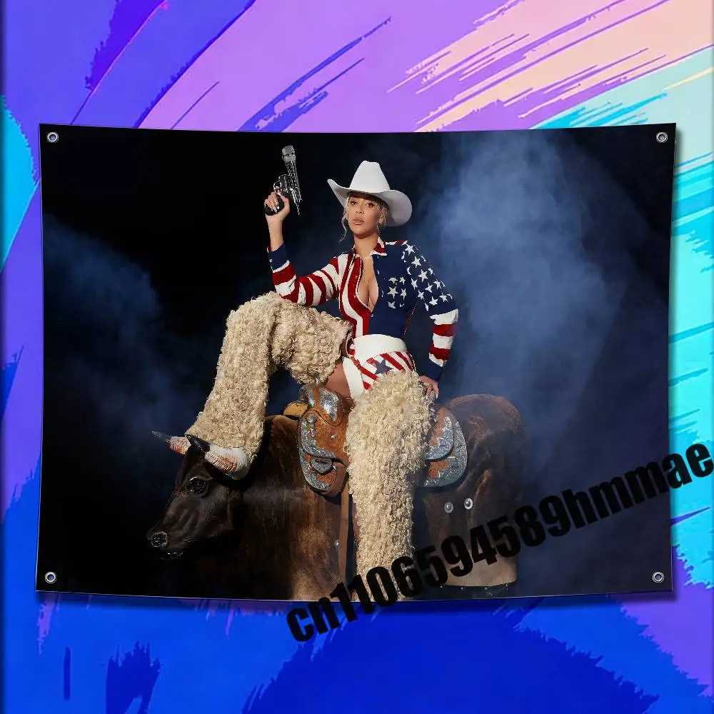 For Gift 150X200cm 100X150cm 80X120cm 50X70cm Living Room Singer B-Beyonce Cowboy Flag Banner Wall Tapestry Cover
For Gift 150X200cm 100X150cm 80X120cm 50X70cm Living Room Singer B-Beyonce Cowboy Flag Banner Wall Tapestry Cover