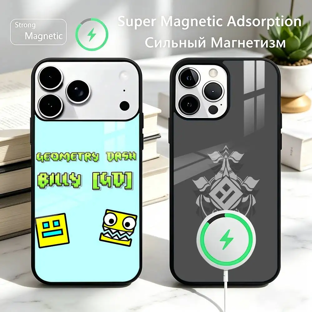 Geometry D-Dash Cube Game Phone Case For iPhone17,16,15,14,13,12,11 Plus,Pro Allows magnetic wireless charging
Geometry D-Dash Cube Game Phone Case For iPhone17,16,15,14,13,12,11 Plus,Pro Allows magnetic wireless charging