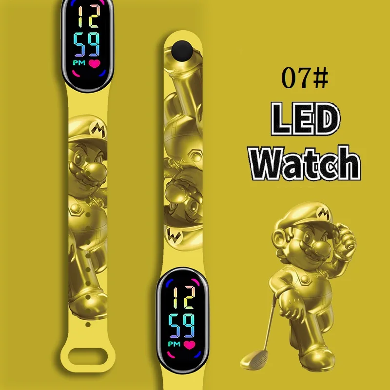 Mario Bros Children's Watches Action Figures Luigi Princess Peach Yoshi Bowser kids Sport Wristband Waterproof Digital Watch
Mario Bros Children's Watches Action Figures Luigi Princess Peach Yoshi Bowser kids Sport Wristband Waterproof Digital Watch