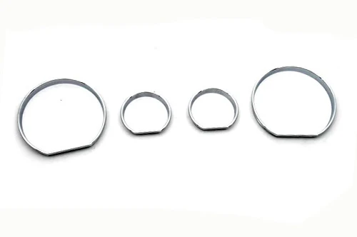 4 Piece A Set - Chrome Styling Dashboard Gauge Ring Set for BMW E46
4 Piece A Set - Chrome Styling Dashboard Gauge Ring Set for BMW E46