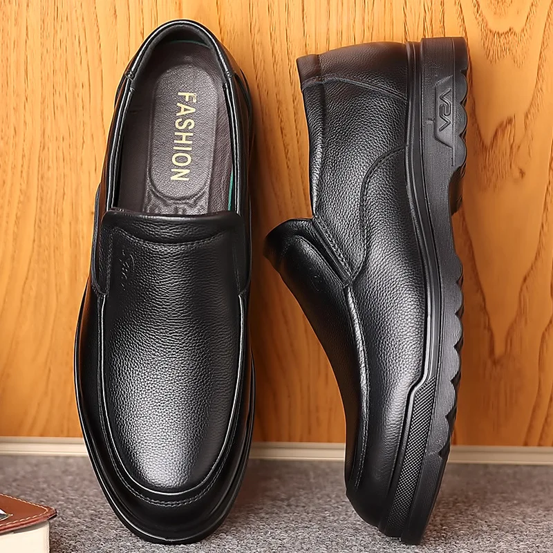 Men's Casual Business Shoes Genuine Leather Men Slip-on Loafers Mens Comfortable Driving Flats
Men's Casual Business Shoes Genuine Leather Men Slip-on Loafers Mens Comfortable Driving Flats