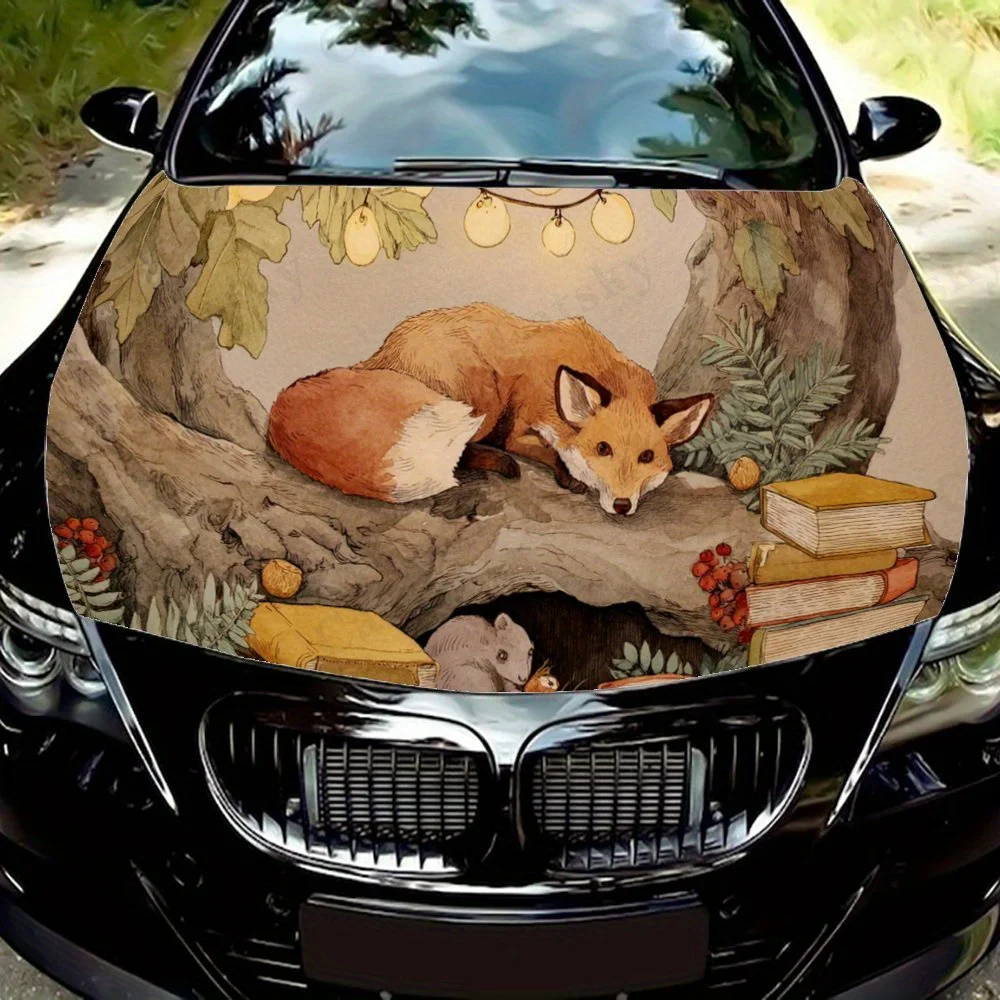 Наклейки на капот автомобиля с рисунком «Спящая лиса в дереве», водонепроницаемые, самоклеящиеся, устойчивые к царапинам, легко приклеиваемые, прочные автомобильные ПВХ
Наклейки на капот автомобиля с рисунком «Спящая лиса в дереве», водонепроницаемые, самоклеящиеся, устойчивые к царапинам, легко приклеиваемые, прочные автомобильные ПВХ