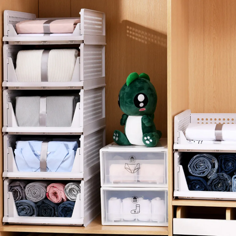 1Pcs Drawer Style Clothes Storage Box 43x18x32.3cm Stackable Partition Organizer for Wardrobe Closet Bedroom Home Use
1Pcs Drawer Style Clothes Storage Box 43x18x32.3cm Stackable Partition Organizer for Wardrobe Closet Bedroom Home Use